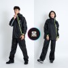 Outperform-雙拉鍊斜開式雨衣-兩件式雨衣雨褲推薦