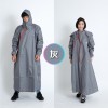 Outperform-雙拉鍊斜開式雨衣-一件式連身雨衣推薦