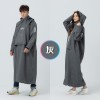 BrightDay-TPU輕量半斜開雙拉鍊連身式雨衣(T1)-一件式連身雨衣推薦